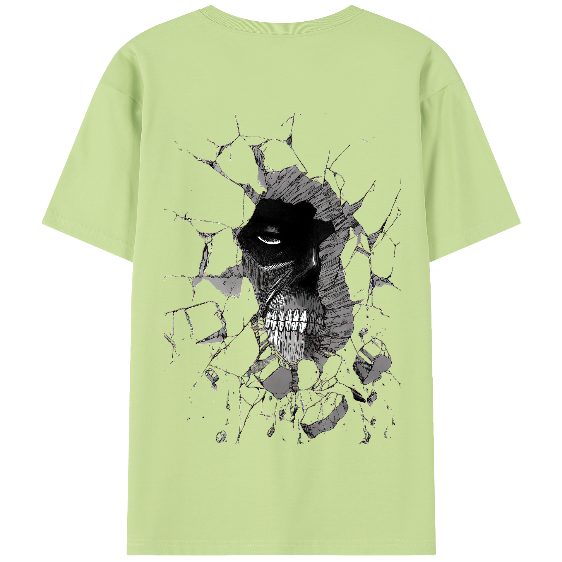 （画像用） 進撃の巨人 Attack on Titan 綿100％半袖Tシャツ（背面プリント）